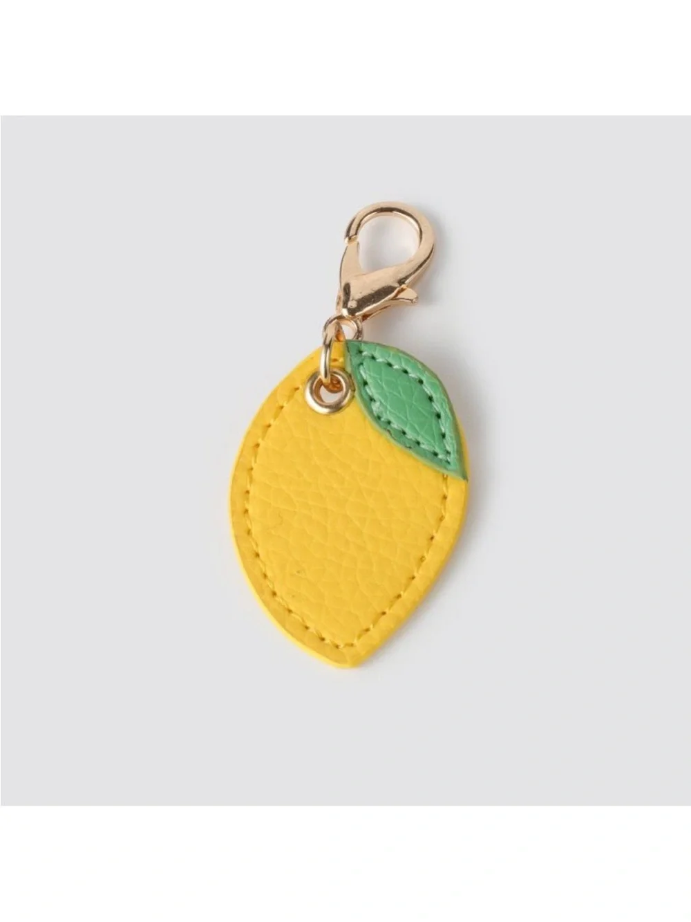 NIB Fruit Leather Charm 3 pc Set - Pink, Orange & Yellow